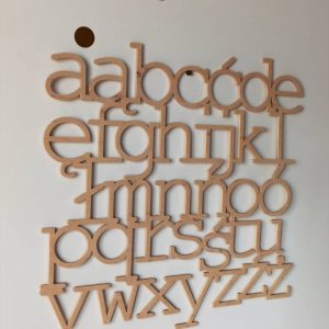 Wooden alphabet