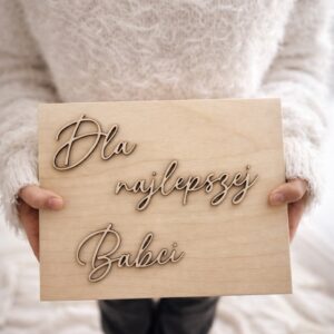 Box pudełko na merci Dzień Babci Dzień Dziadka