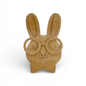 Królik DIY z okularami