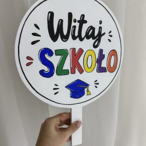 Tabliczka Witaj Szkoło